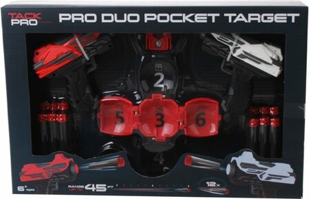 Tack Pro Pocket DUO Blaster 11cm Met Target Ball (14darts incl)