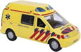 Auto Pull Back Ambulance Met Geluid